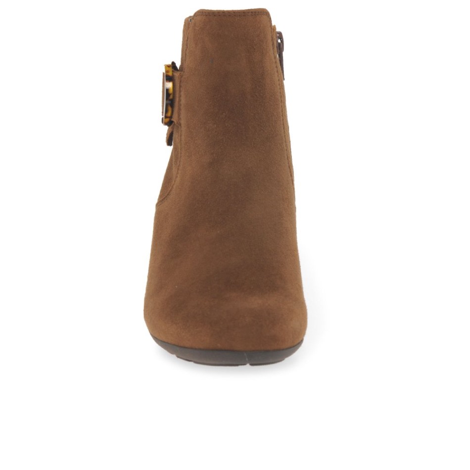 Gabour | Bottines Exclusives Pour Femmes En Chanvre Nouveau Daim Whisky